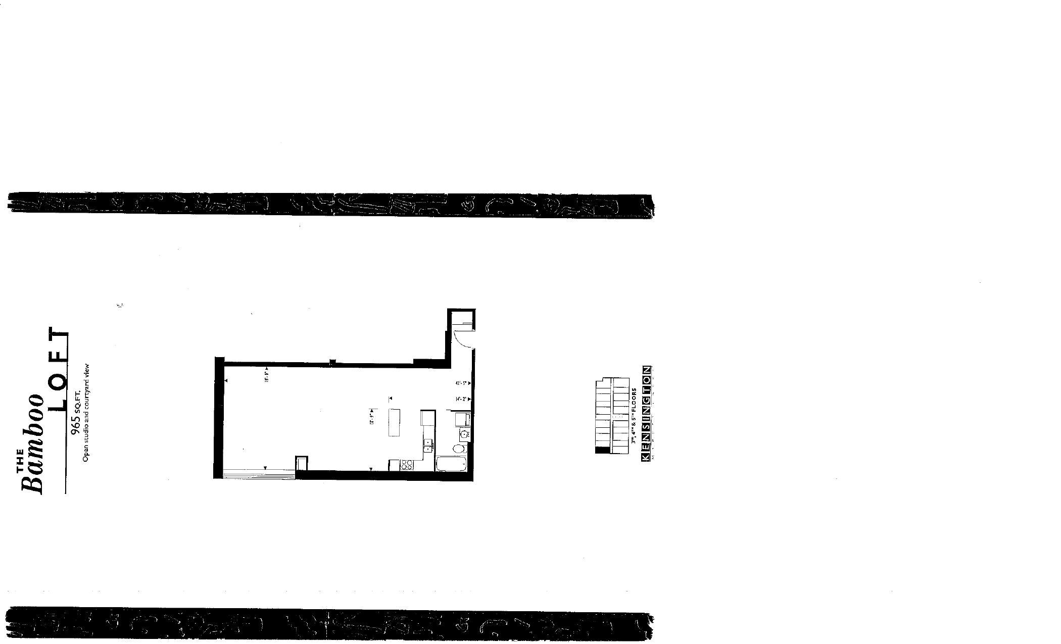 The Bamboo Loft floor plan