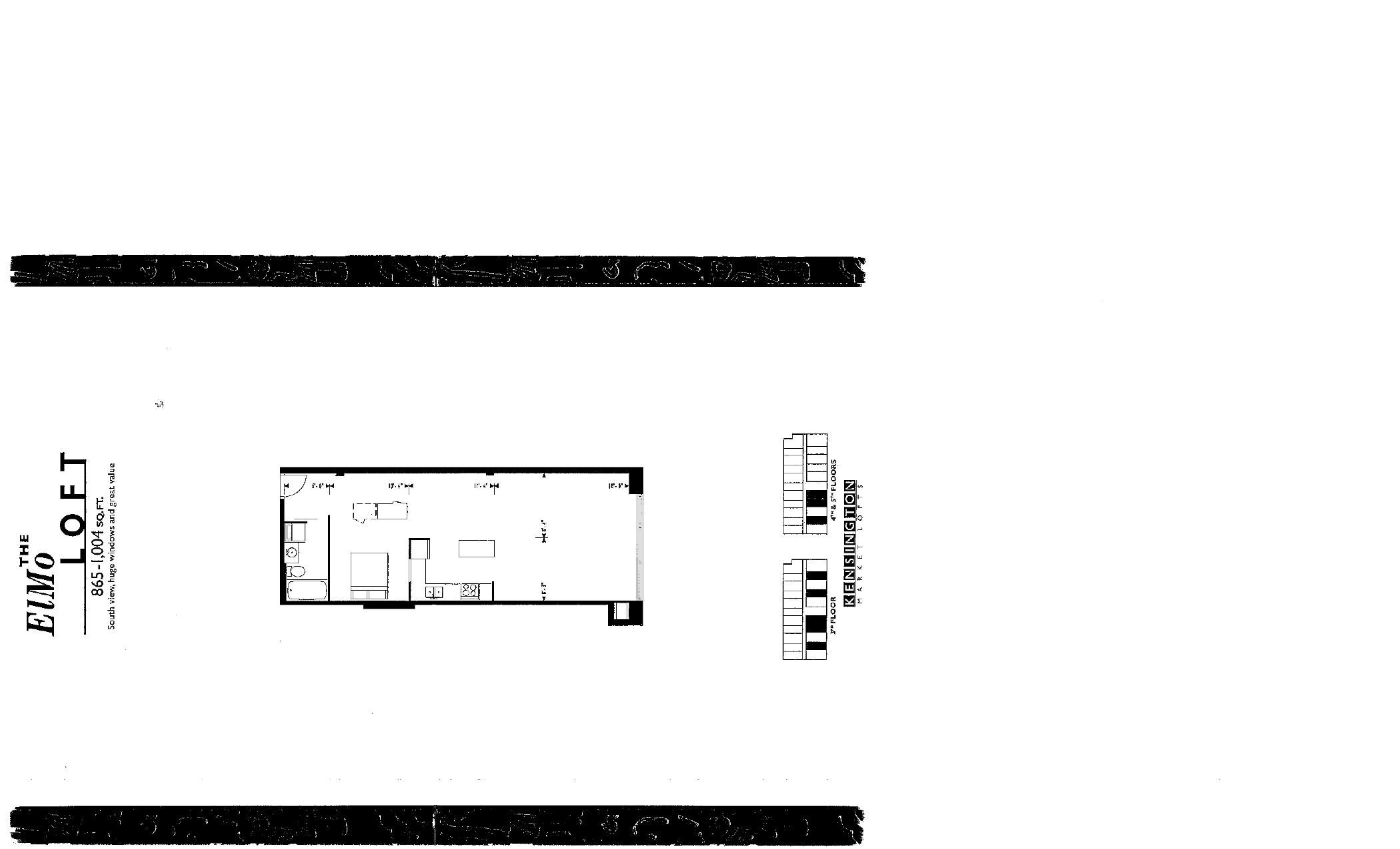 The Elmo Loft floor plan
