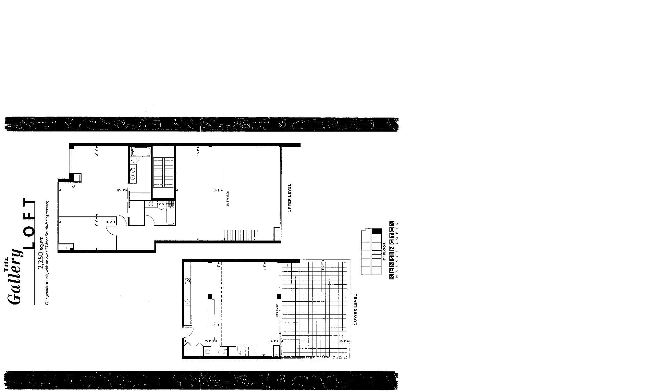The Gallery Loft floor plan