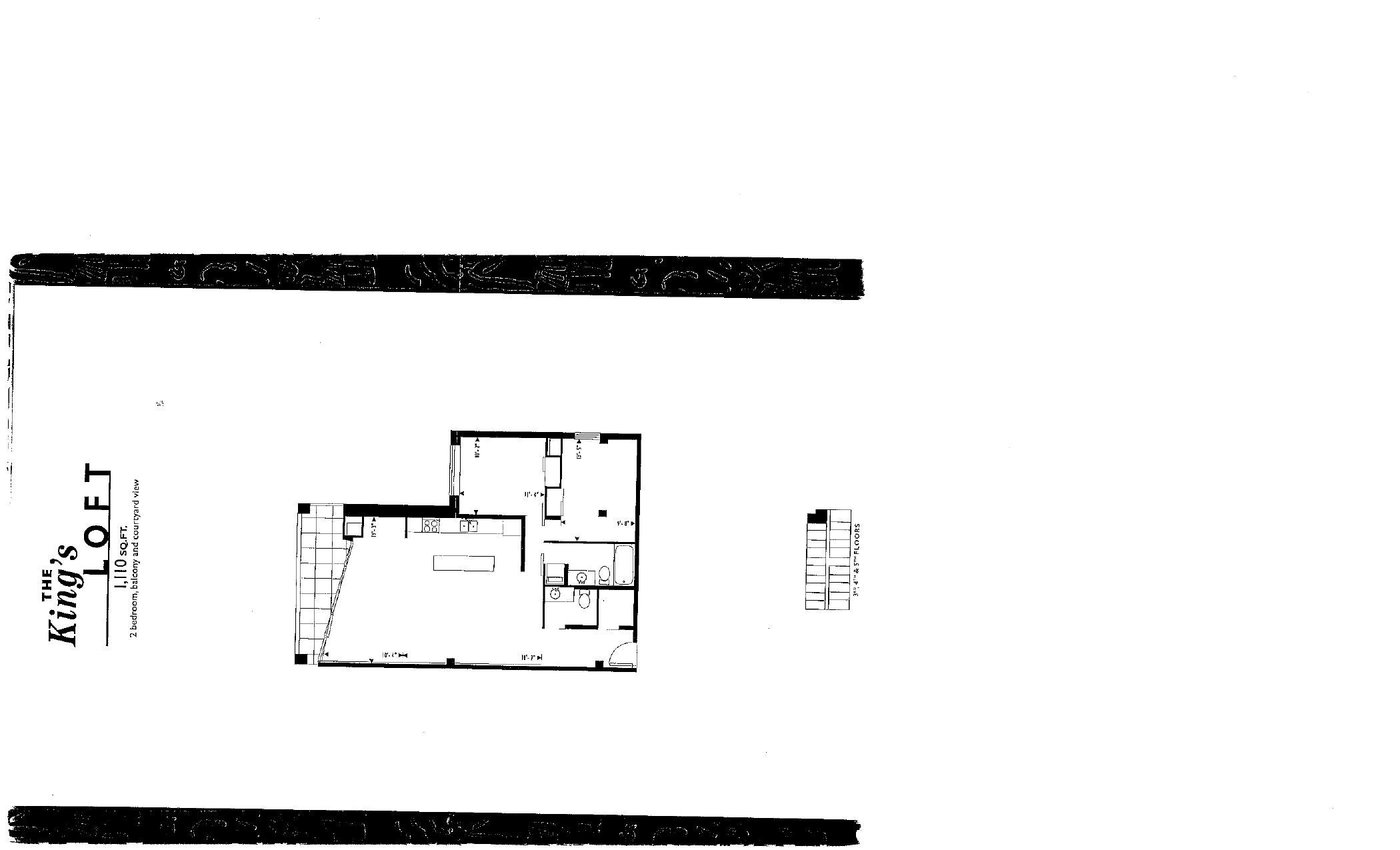 The King's Loft floor plan