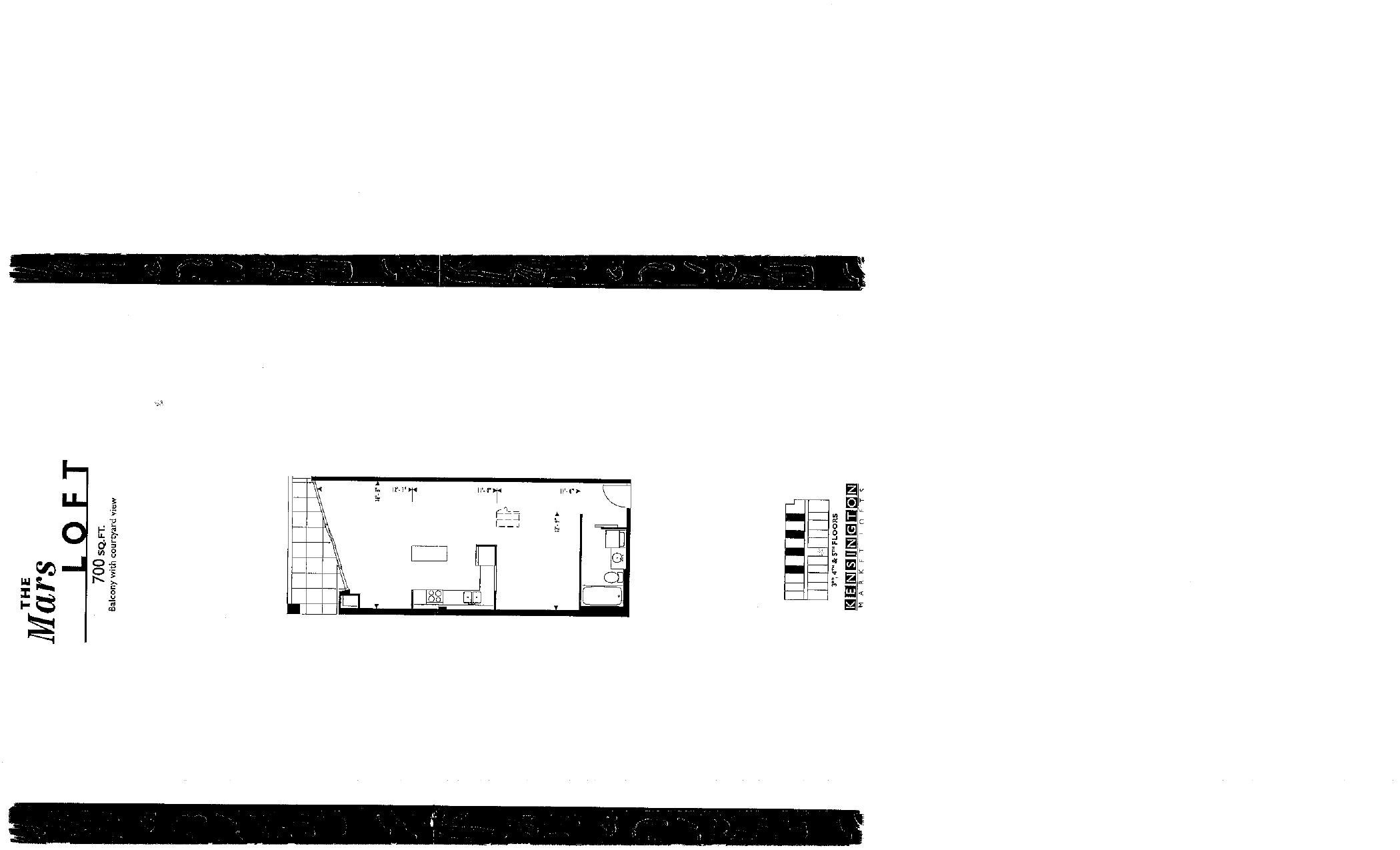 The Mars Loft floor plan