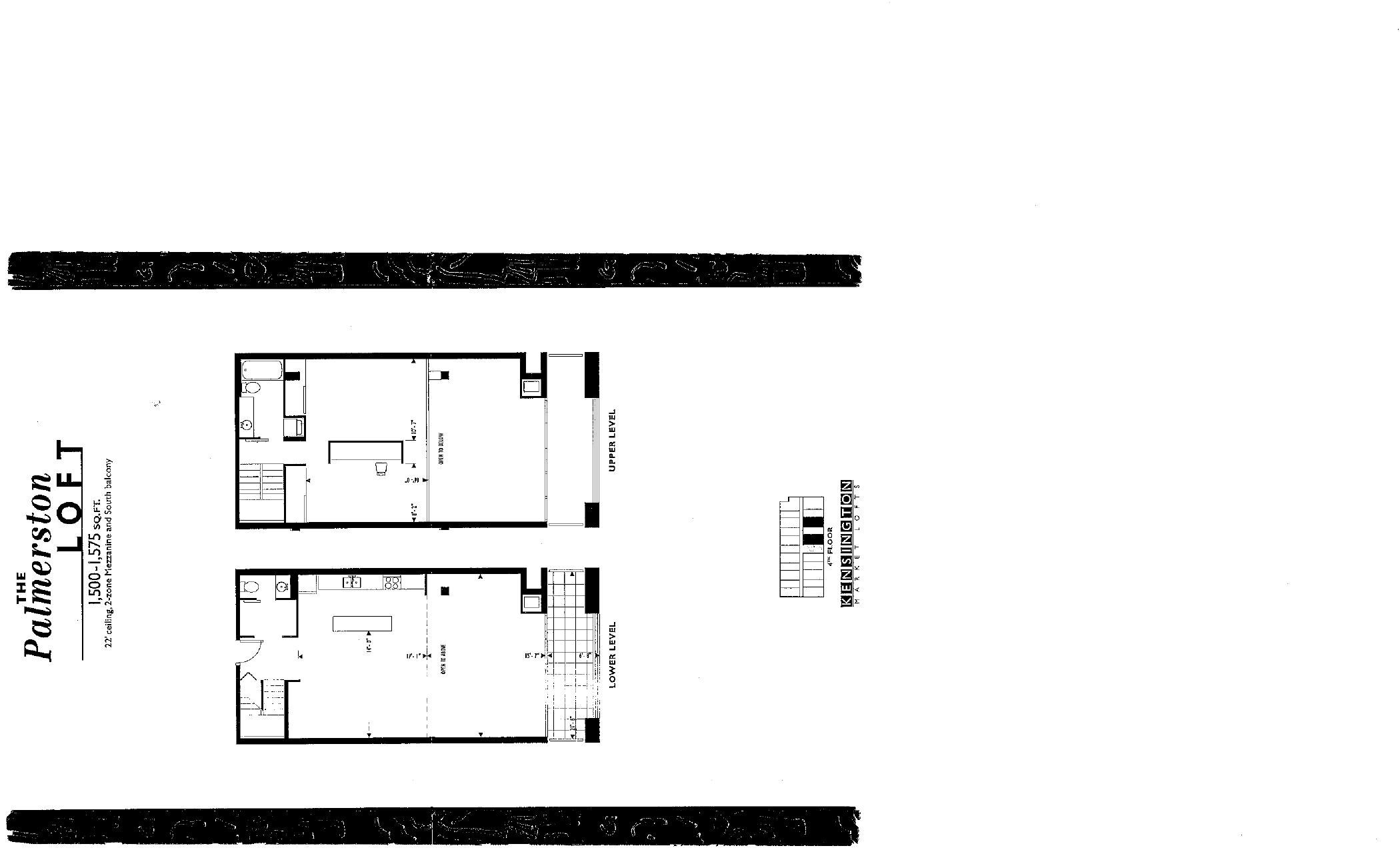 The Palmerston Loft floor plan