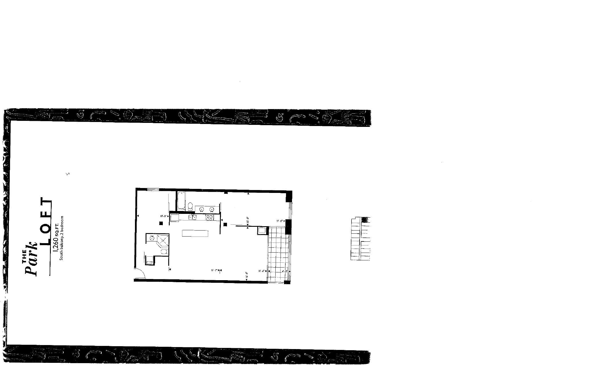 The Park Loft floor plan