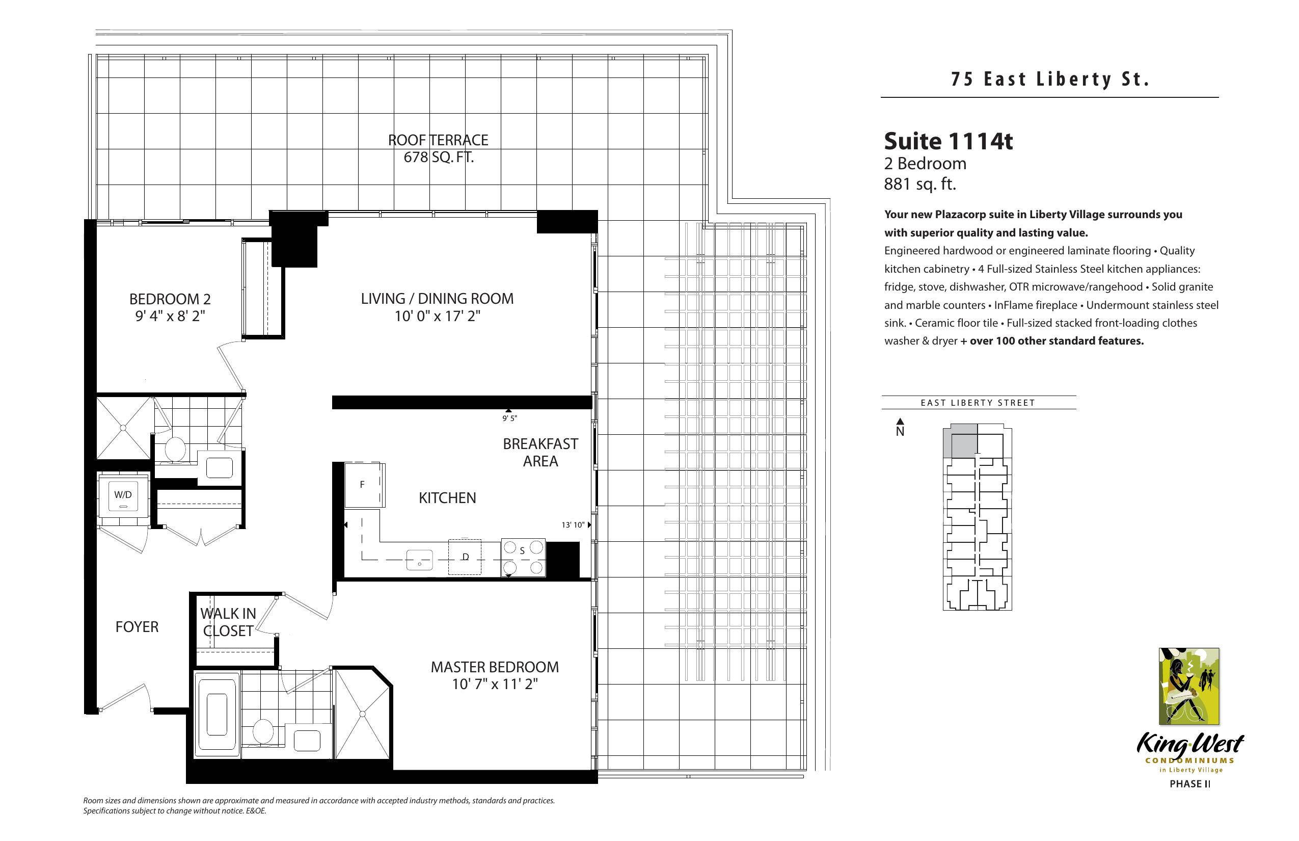 Suite 1114t floor plan