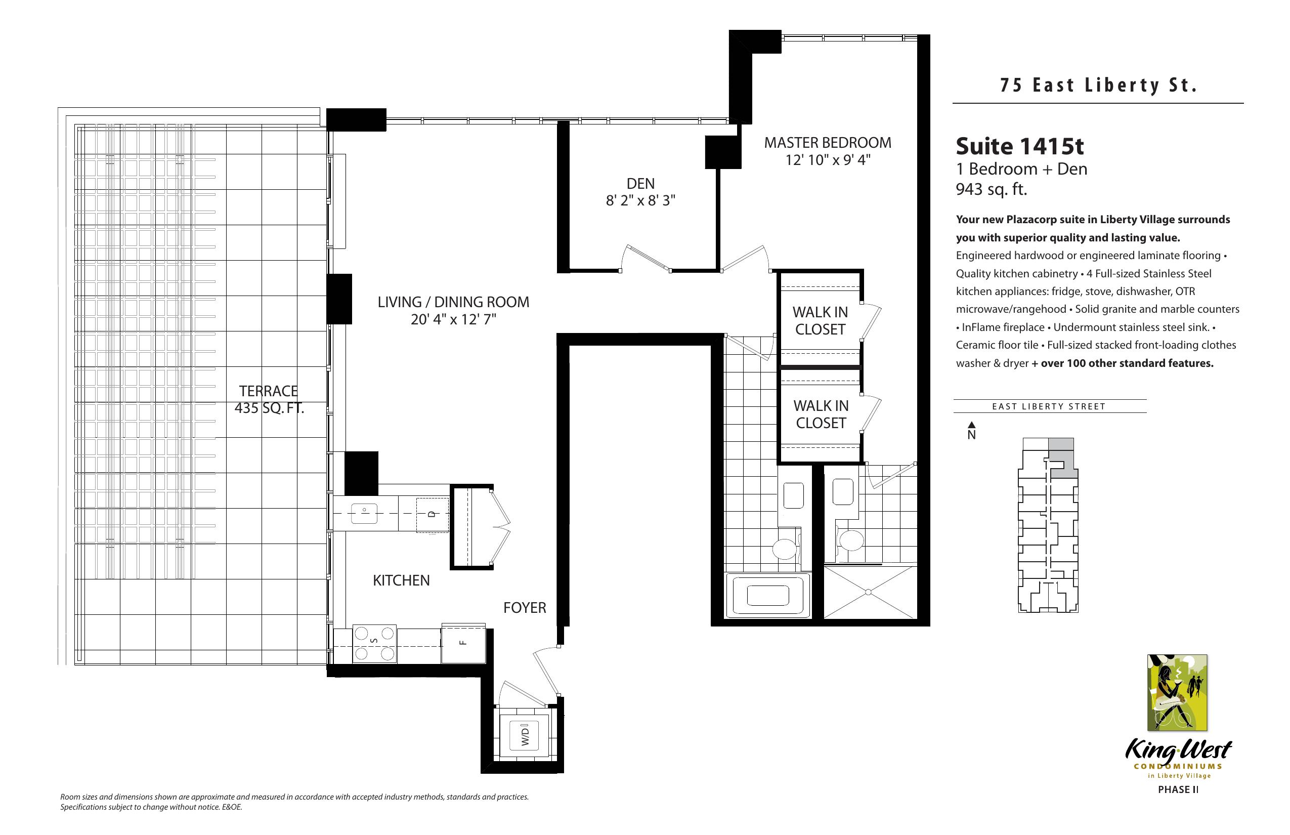Suite 1415t floor plan