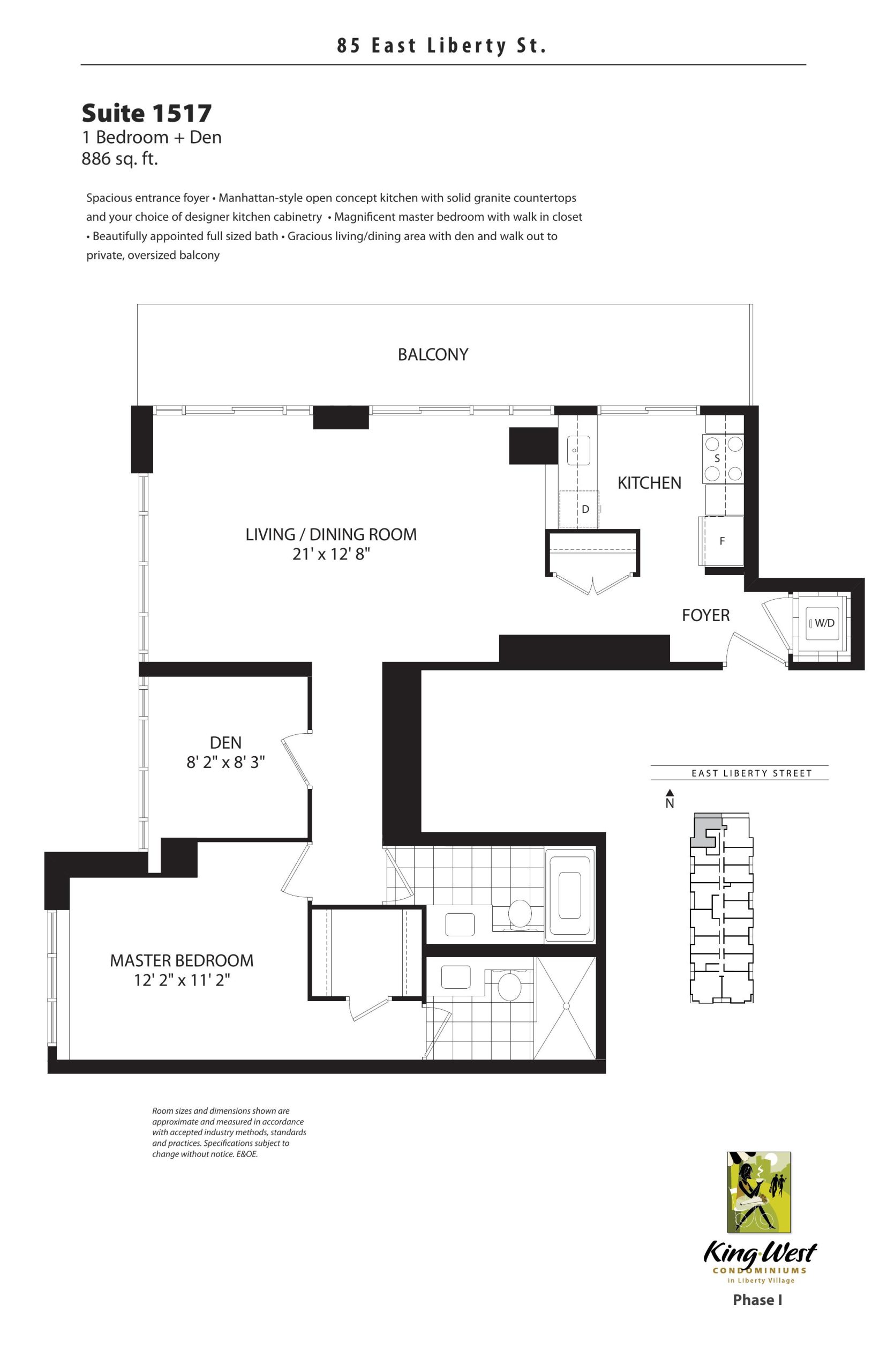 Suite 1517 floor plan