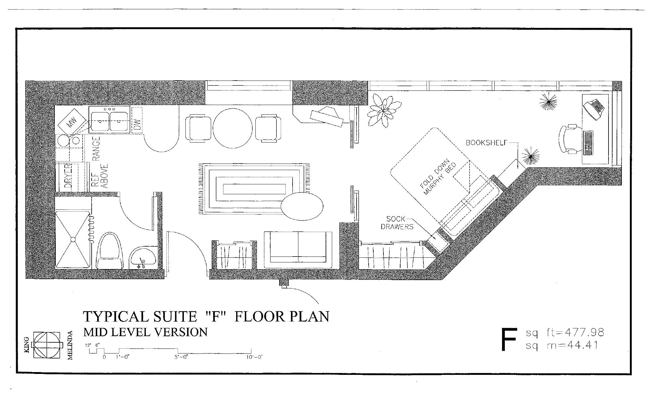 Suite F floor plan