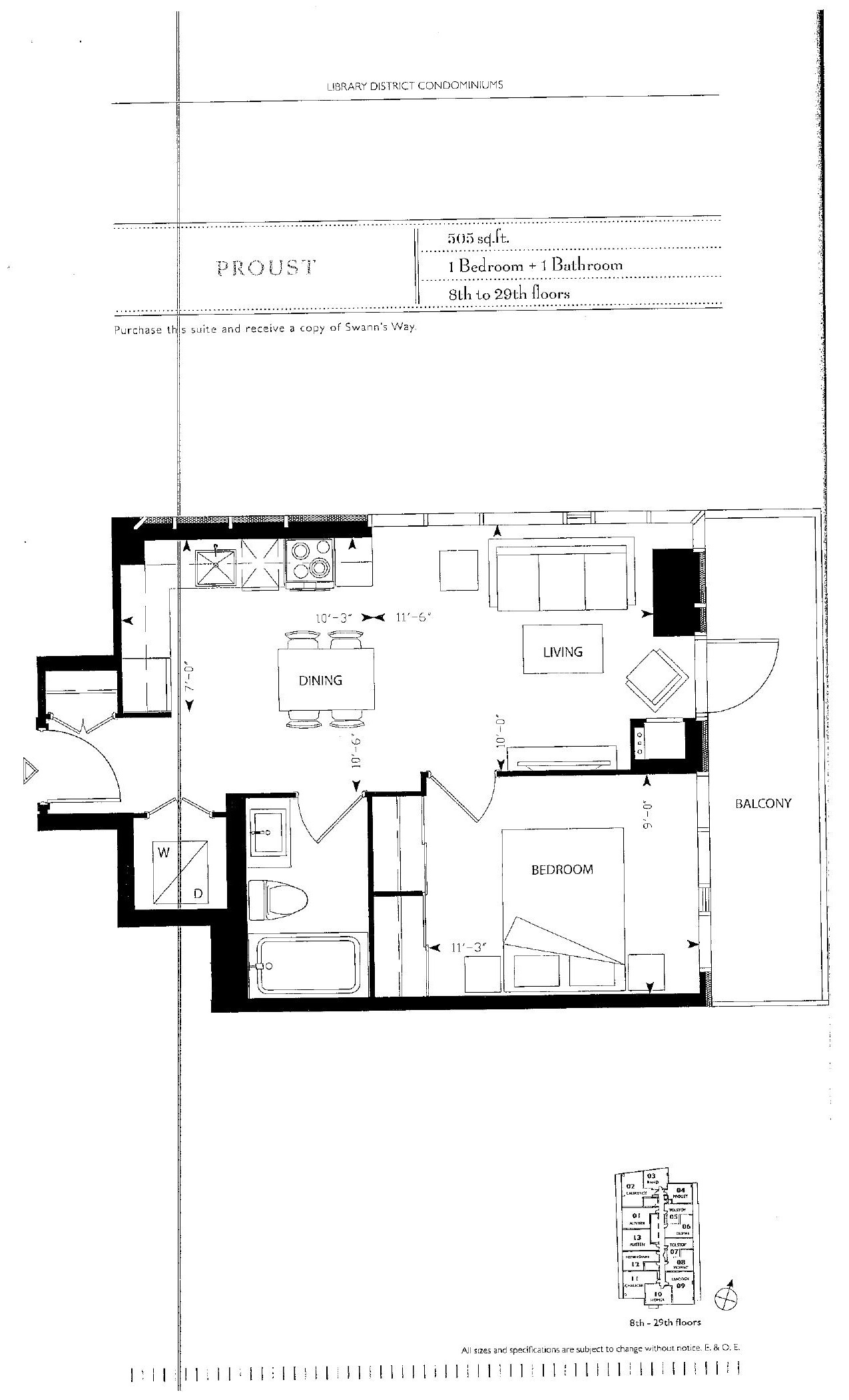 Proust floor plan