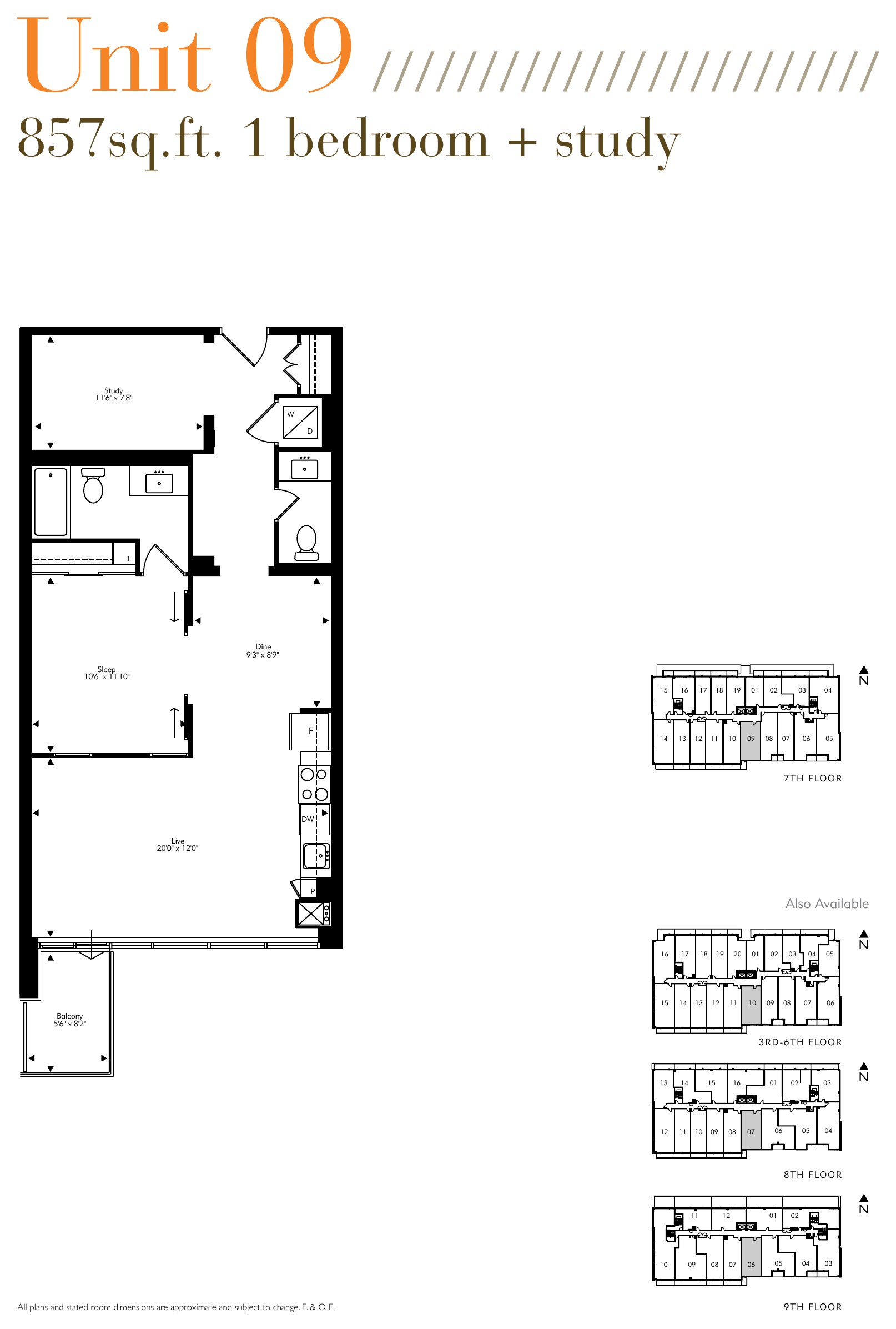 Unit 09 / 10 (Dine) floor plan