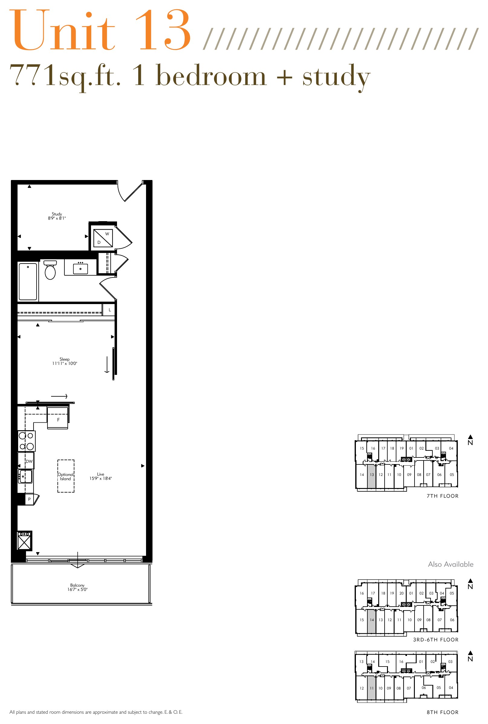 Unit 13 / 14 floor plan