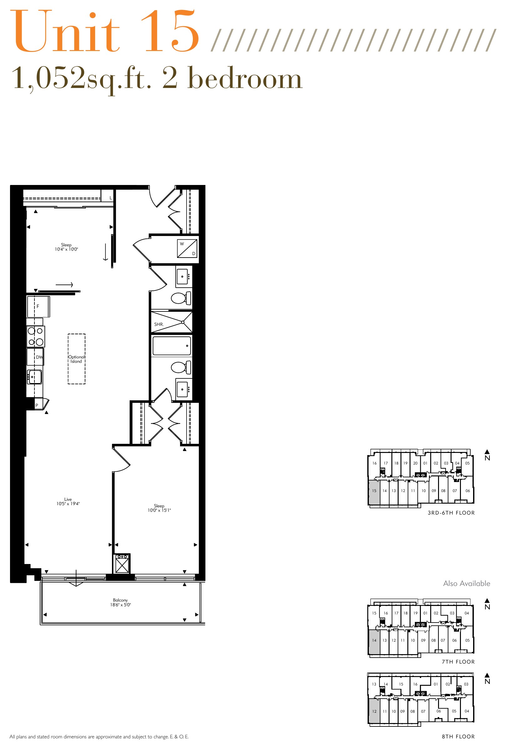 Unit 15 floor plan
