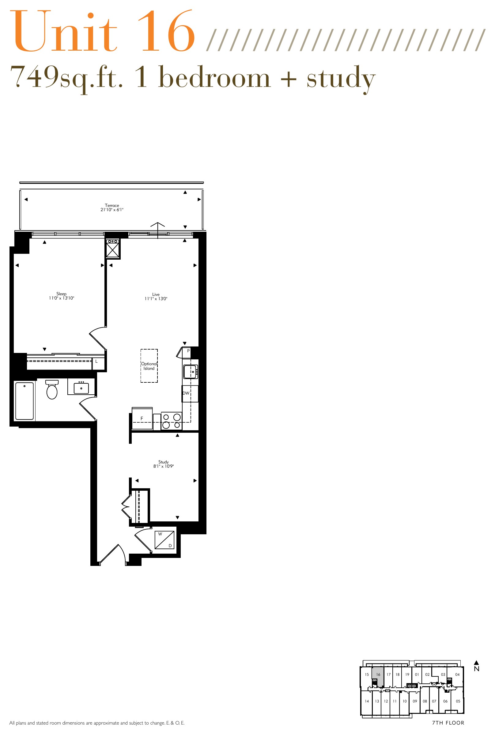 Unit 16 (7th Floor) floor plan