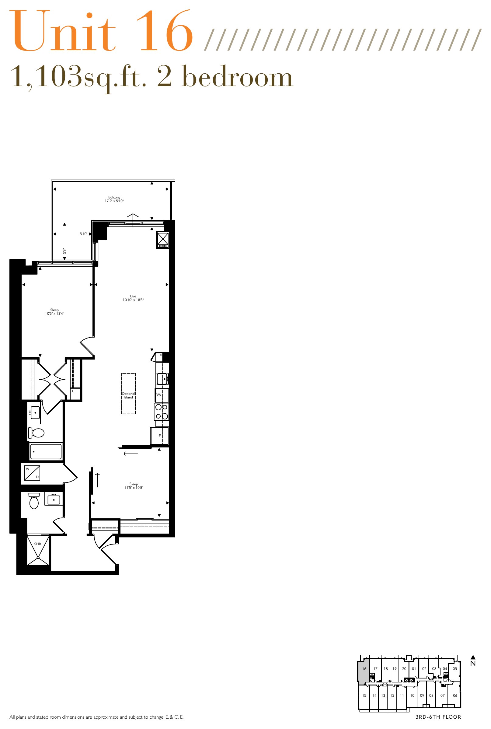 Unit 16 floor plan