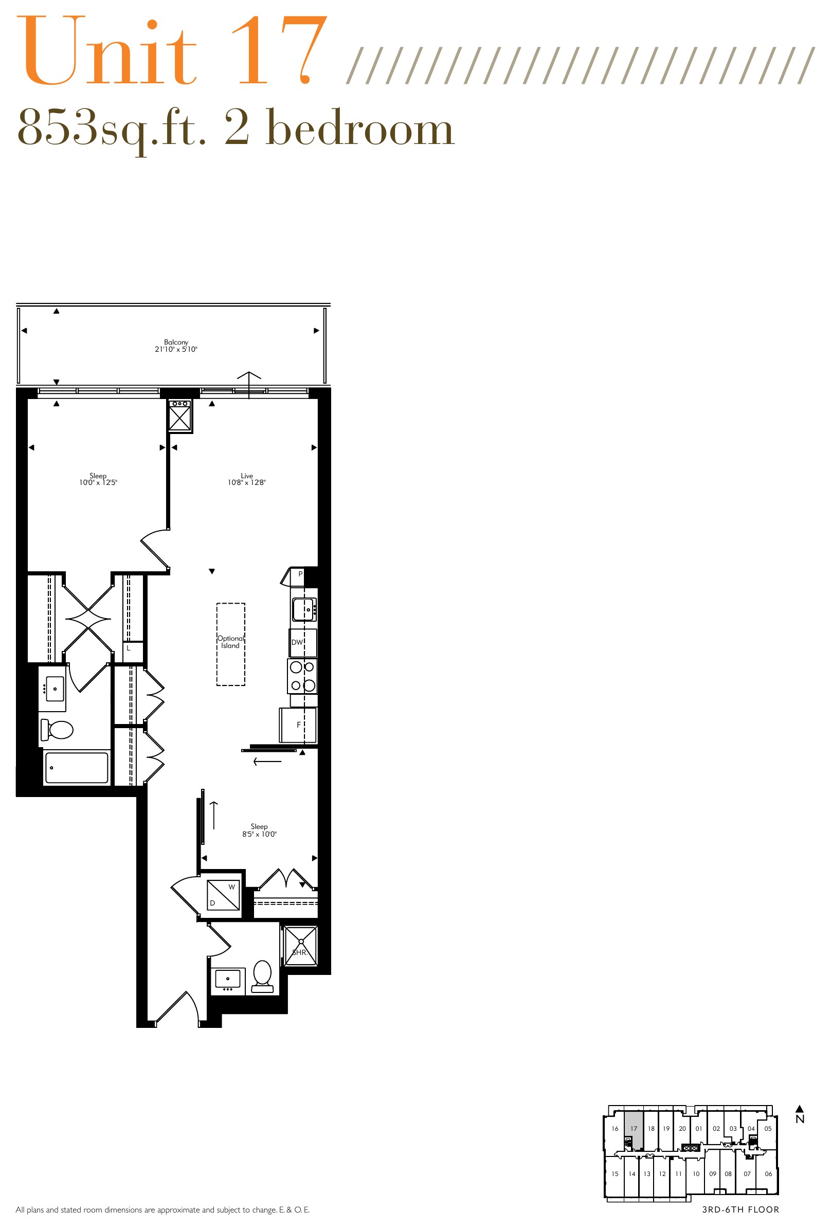 Unit 17 floor plan