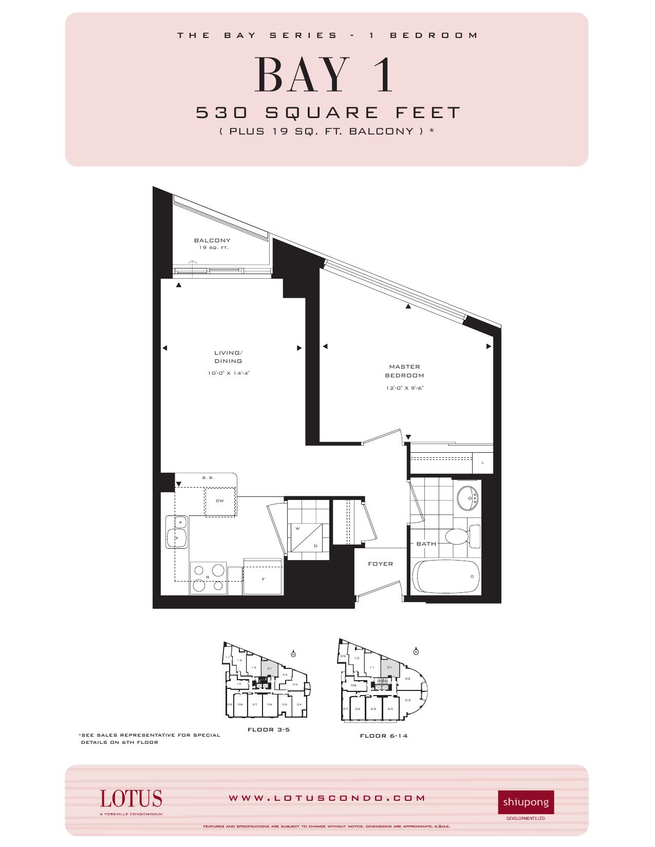 Bay 1 floor plan