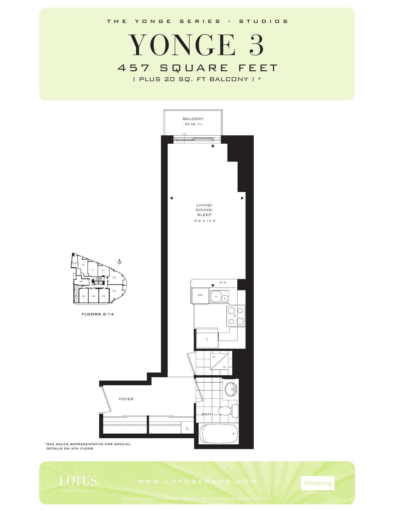 Yonge 3 floor plan