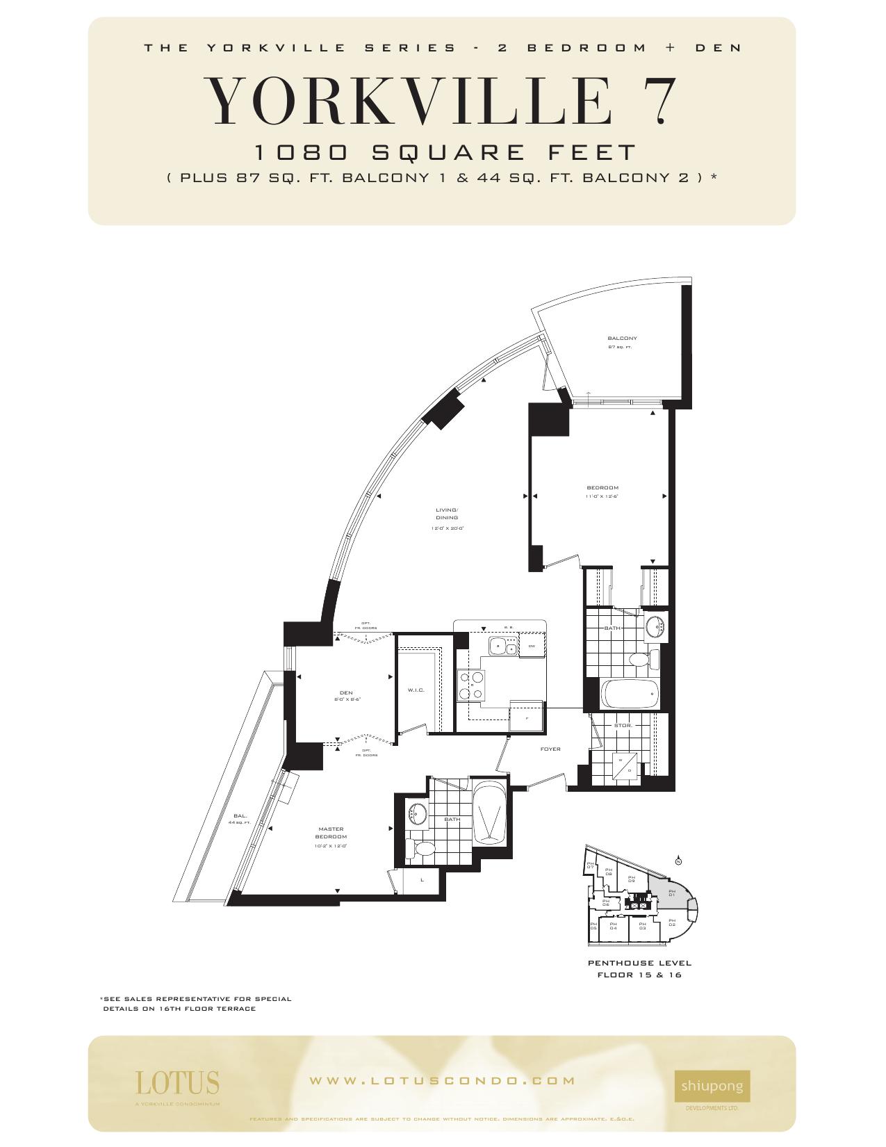 Yorkville 7 floor plan