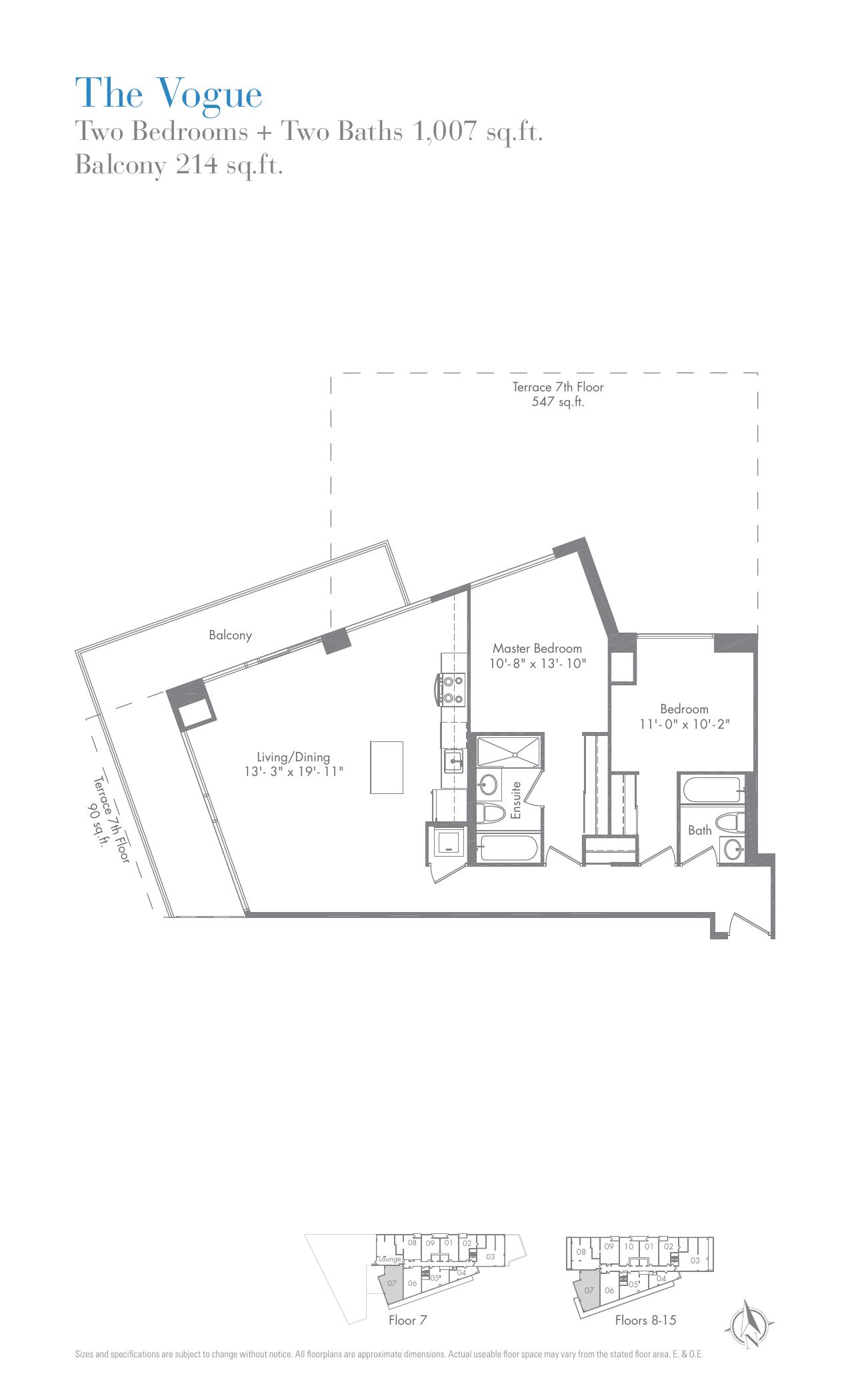 The Vogue floor plan