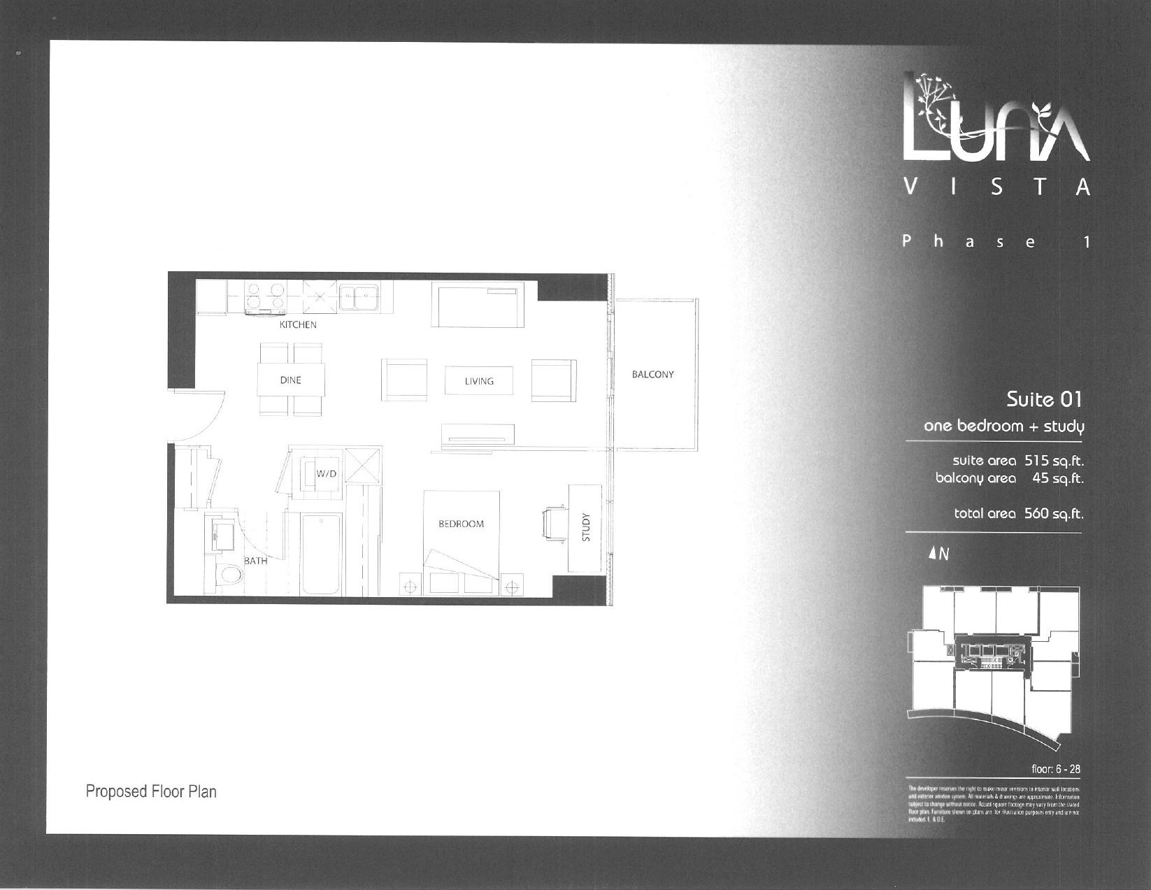 Suite 01 floor plan