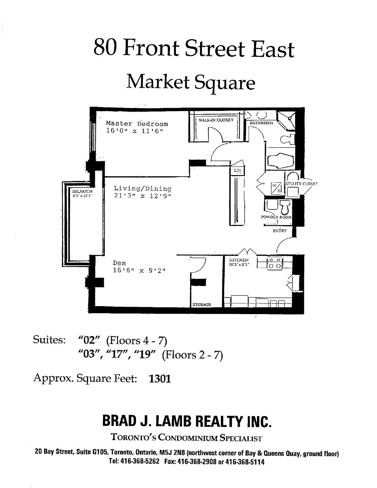 Suite 02/03/17/19 (80 Front) floor plan