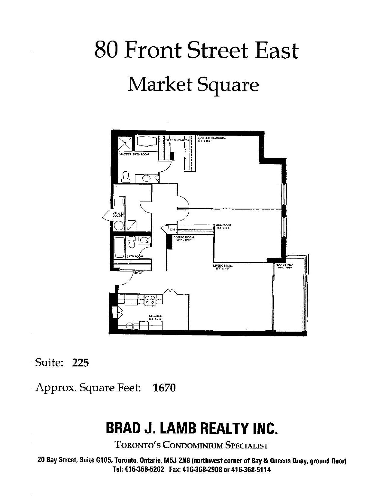 Suite 225 (80 Front) floor plan
