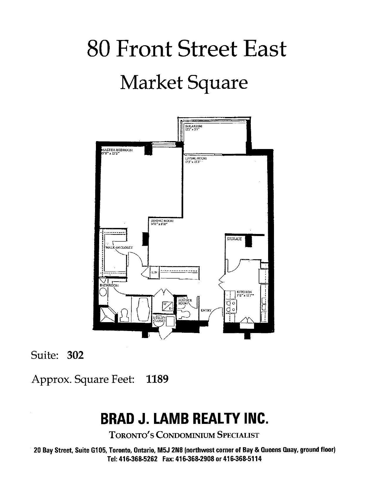 Suite 302 (80 Front) floor plan