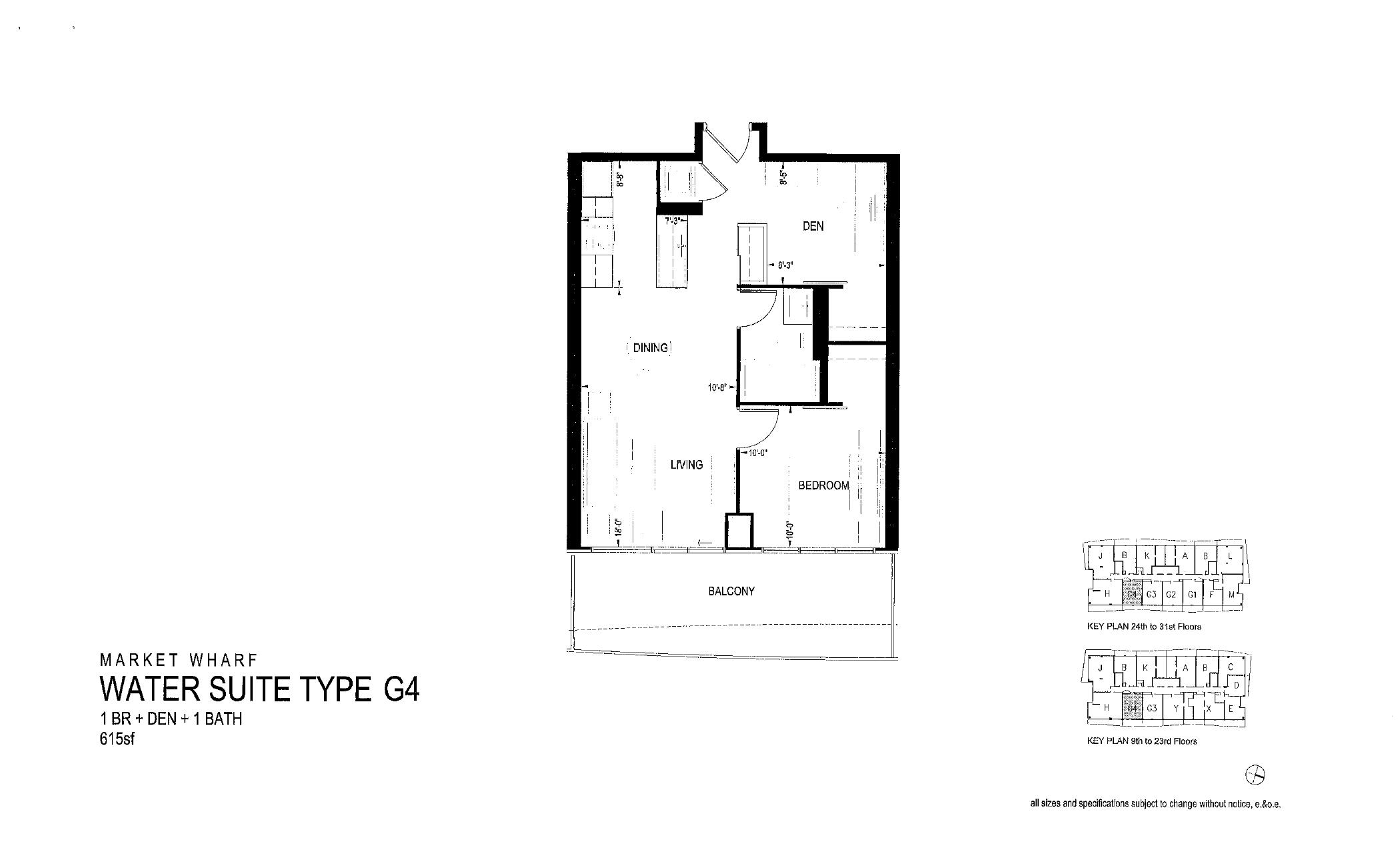 Water Suite Type G4 floor plan