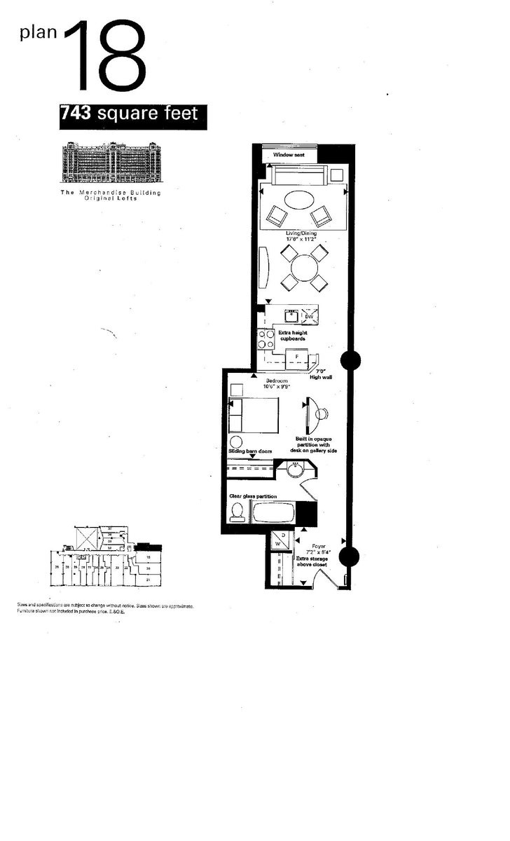 Suite 18 floor plan