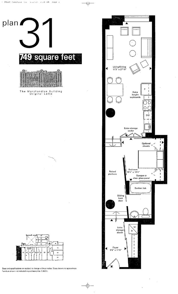 Suite 31 floor plan