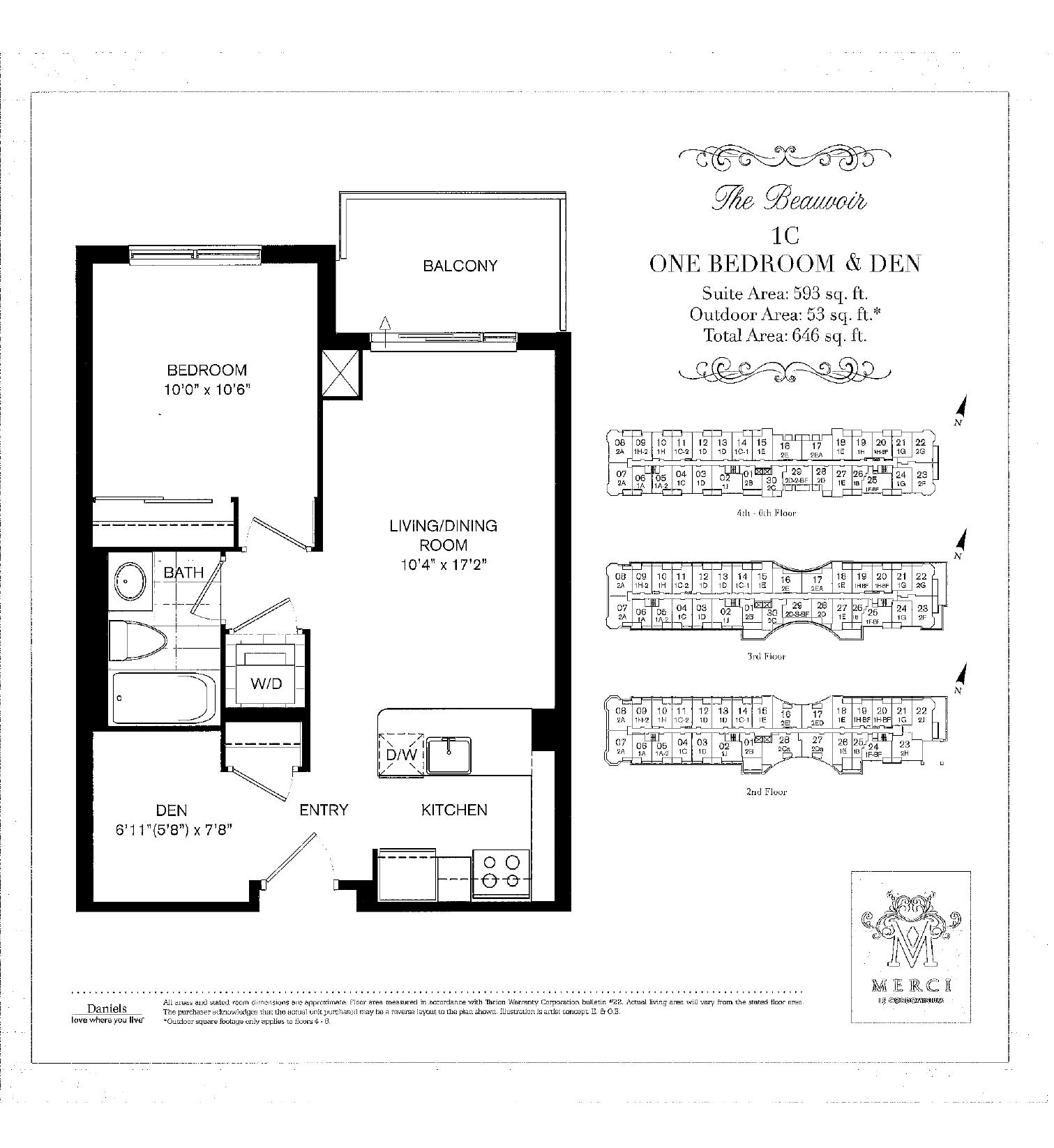 The Beauvoir floor plan