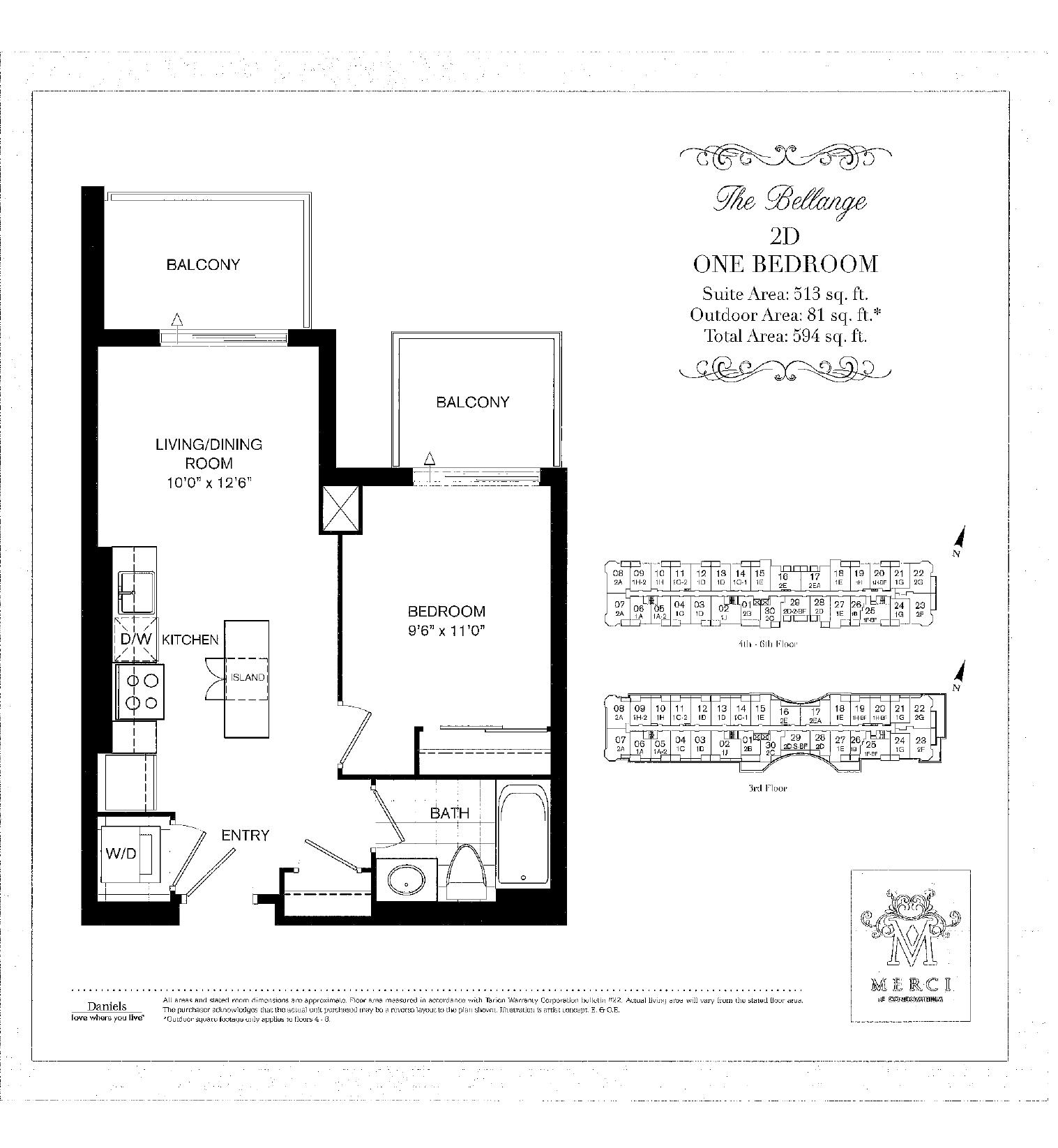 The Bellange floor plan