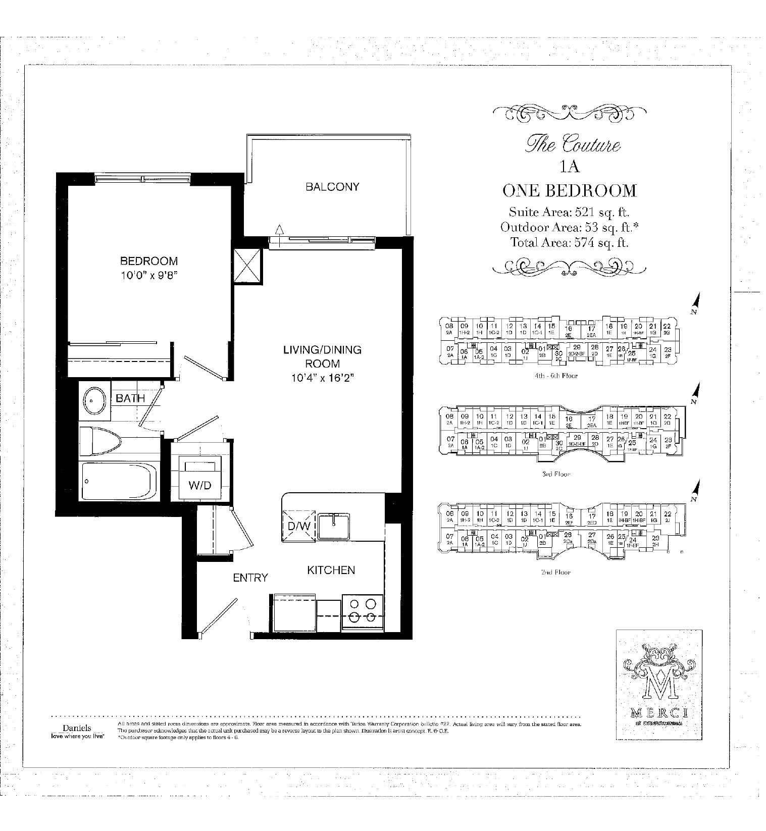 The Couture floor plan