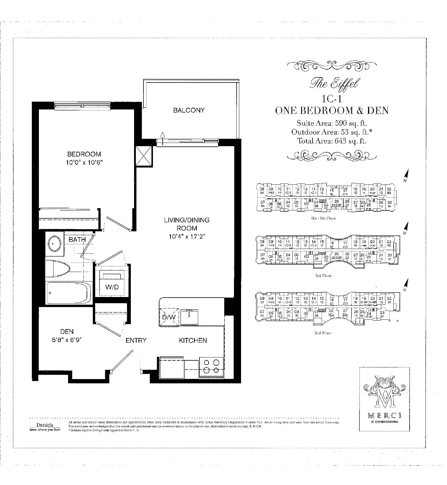 The Eiffel floor plan