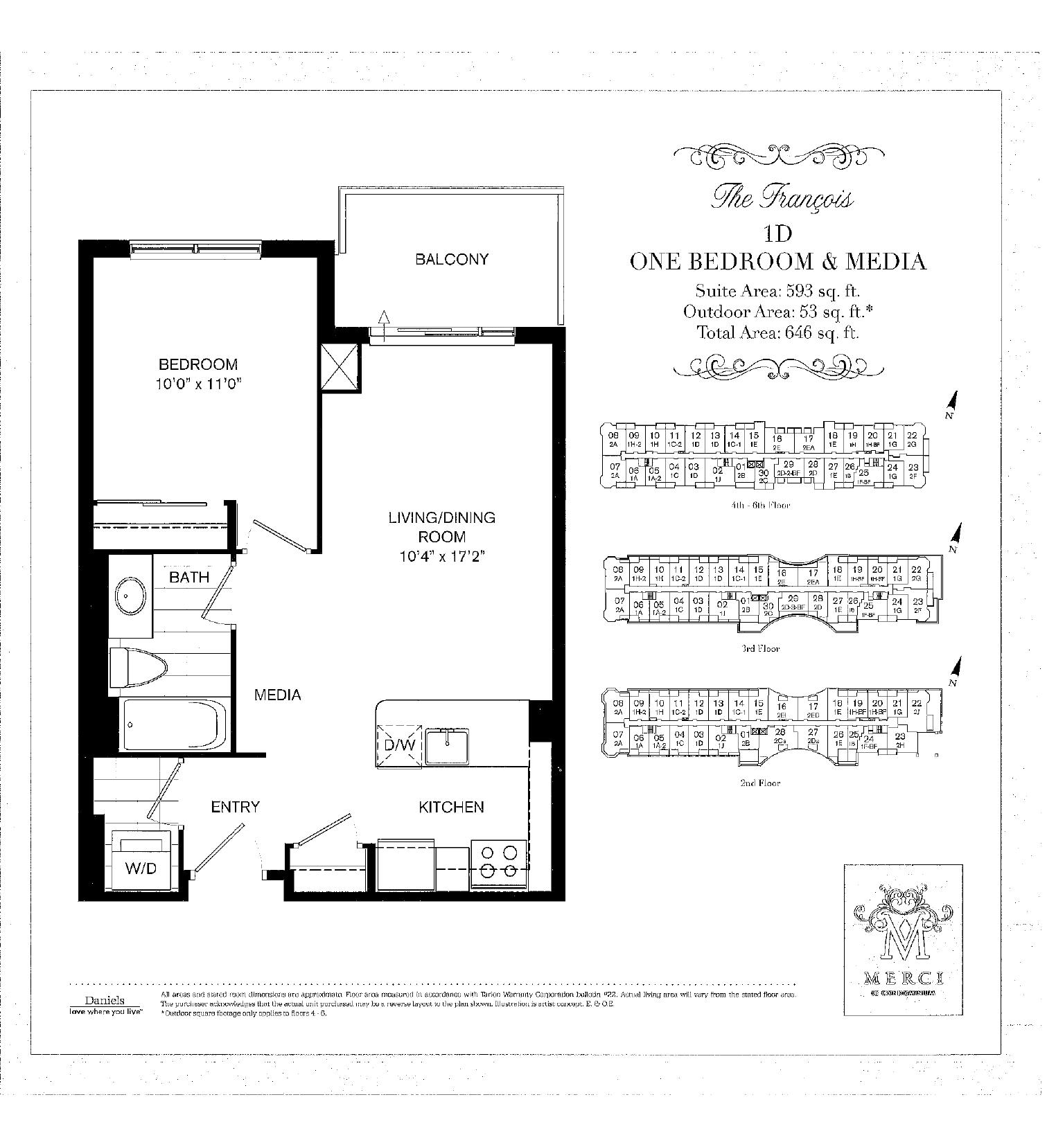 The Francois floor plan