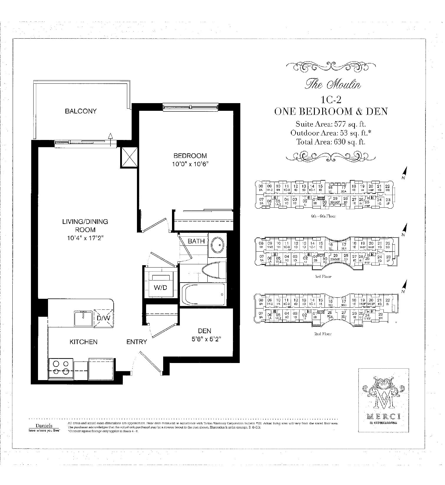 The Moulin floor plan