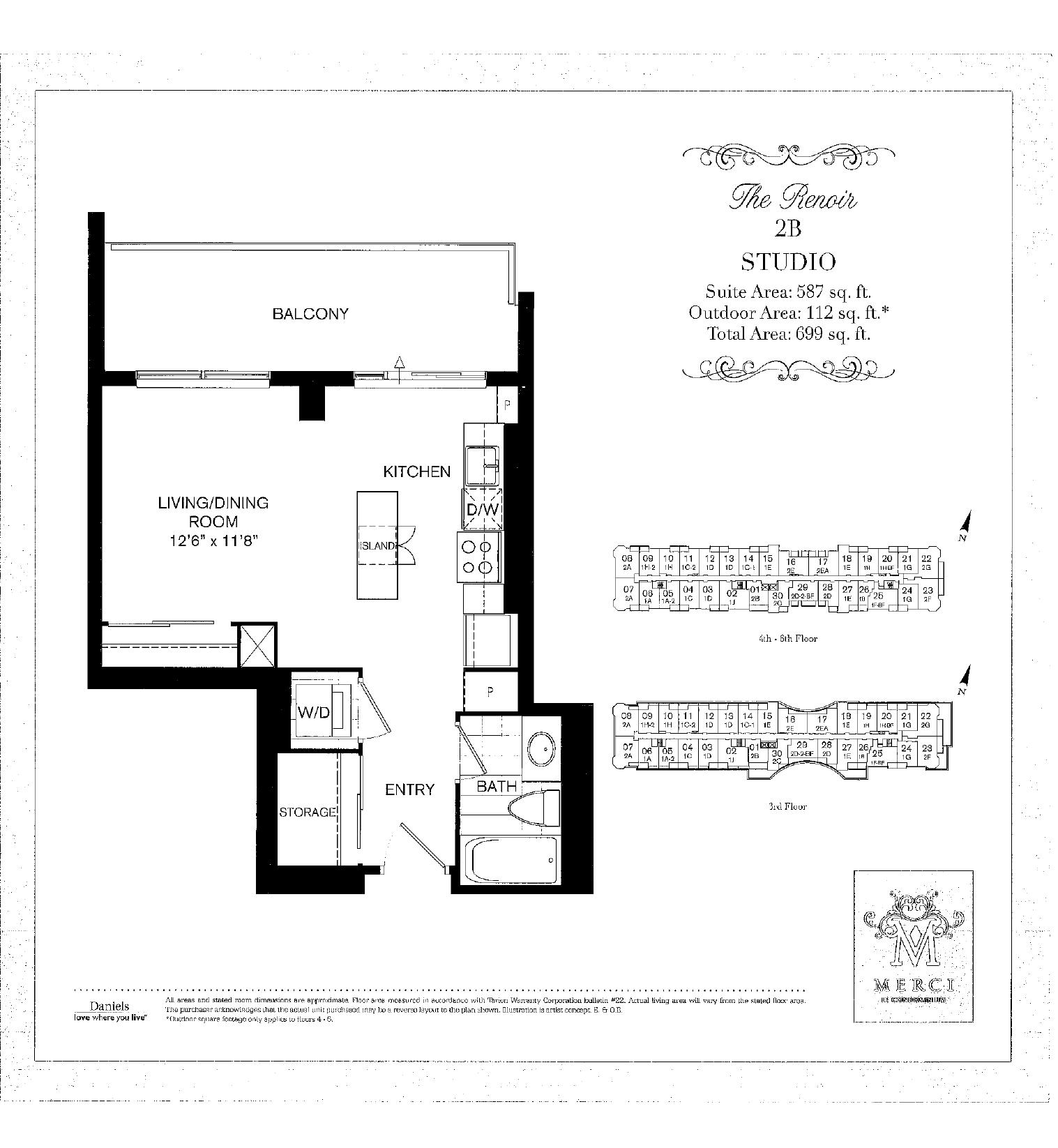The Renoir floor plan