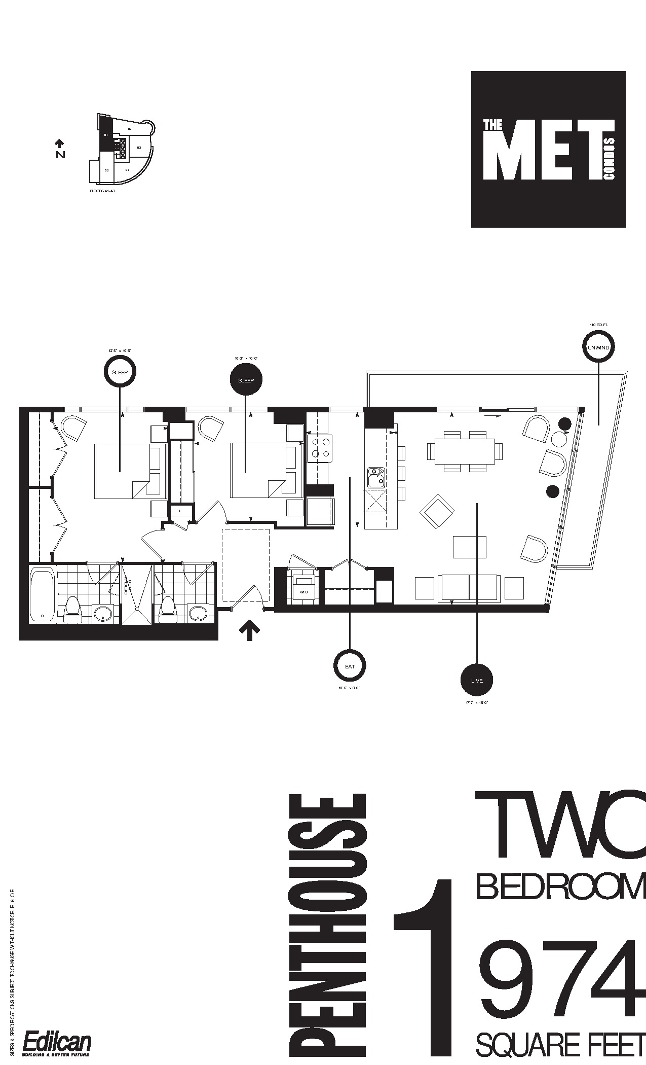 Suite 1 floor plan
