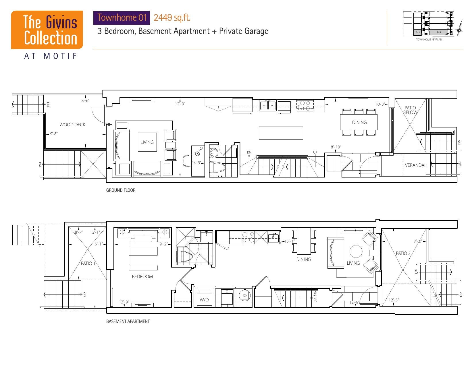 Givins Townhome 01 floor plan