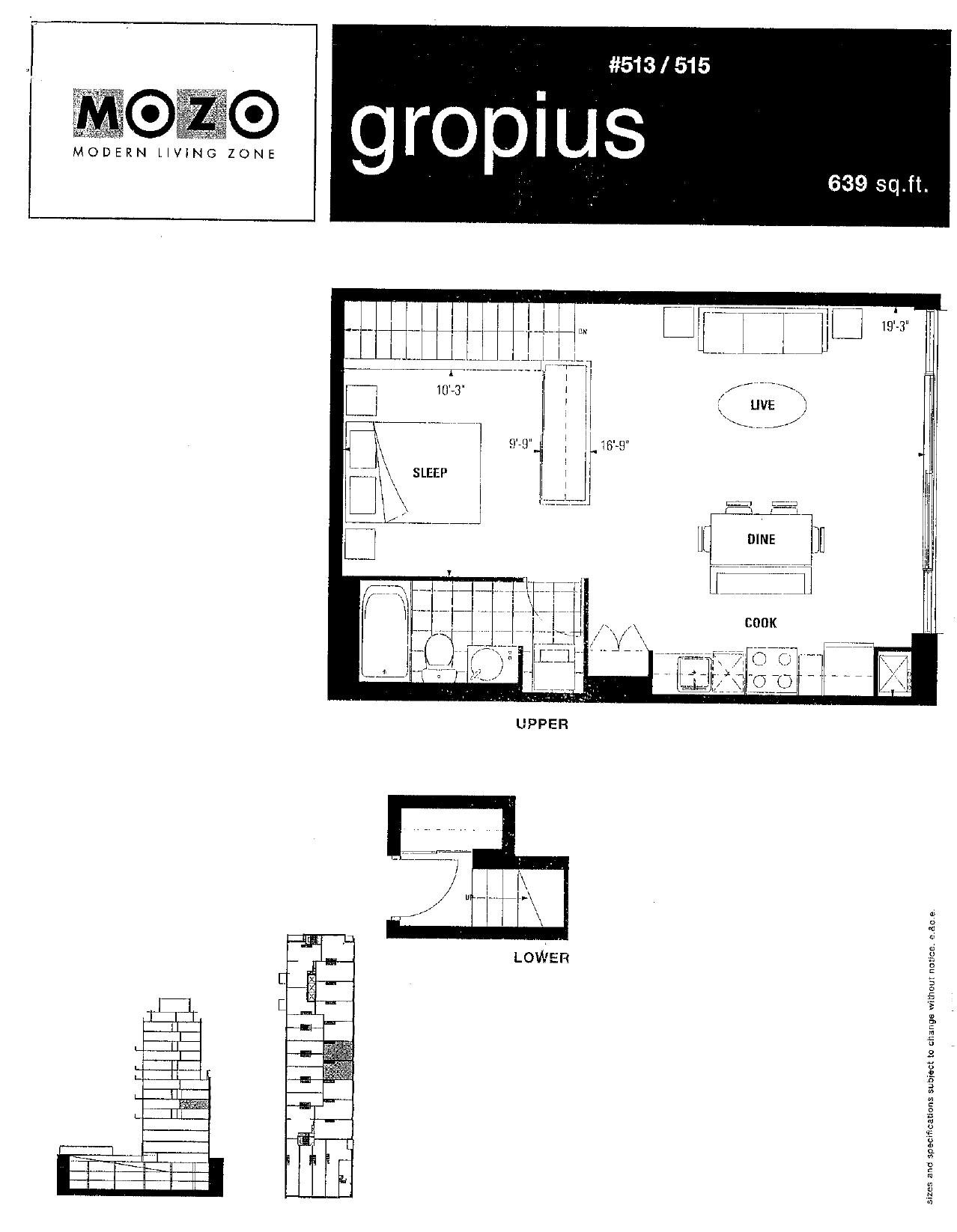 gropius floor plan