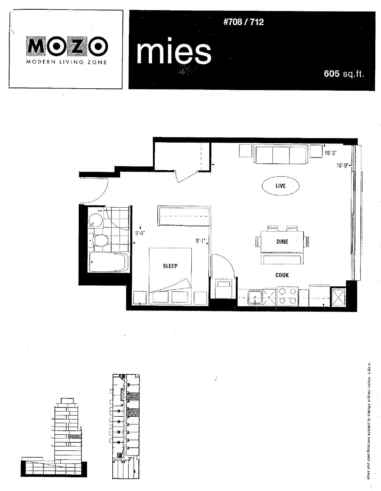 mies floor plan