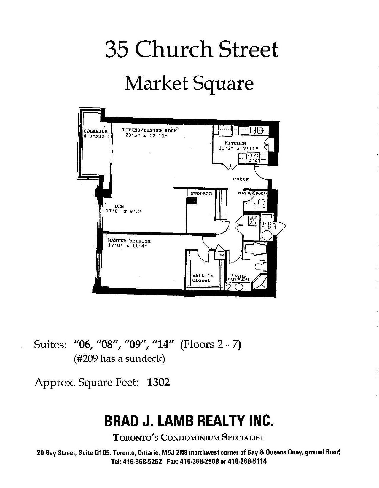 Suite 06/08/09/14 (35 Church) floor plan