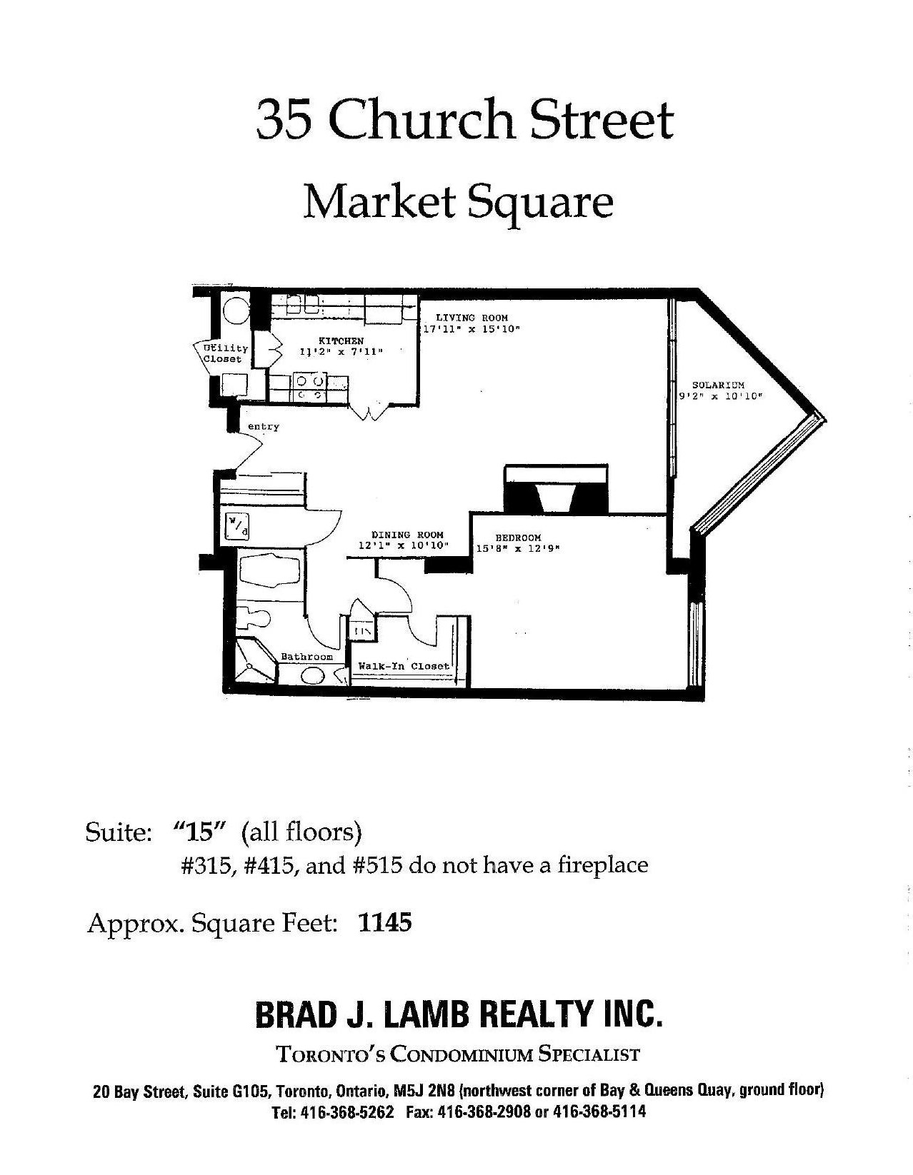 Suite 15 (35 Church) floor plan