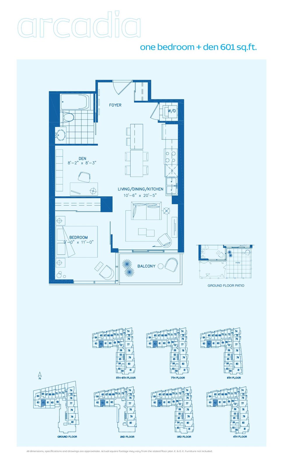 Arcadia floor plan