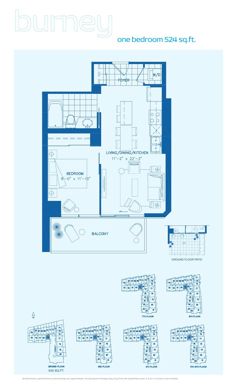 Burney floor plan