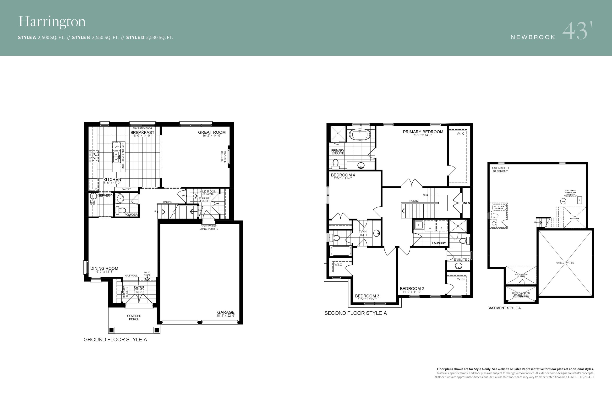 Harrington floor plan