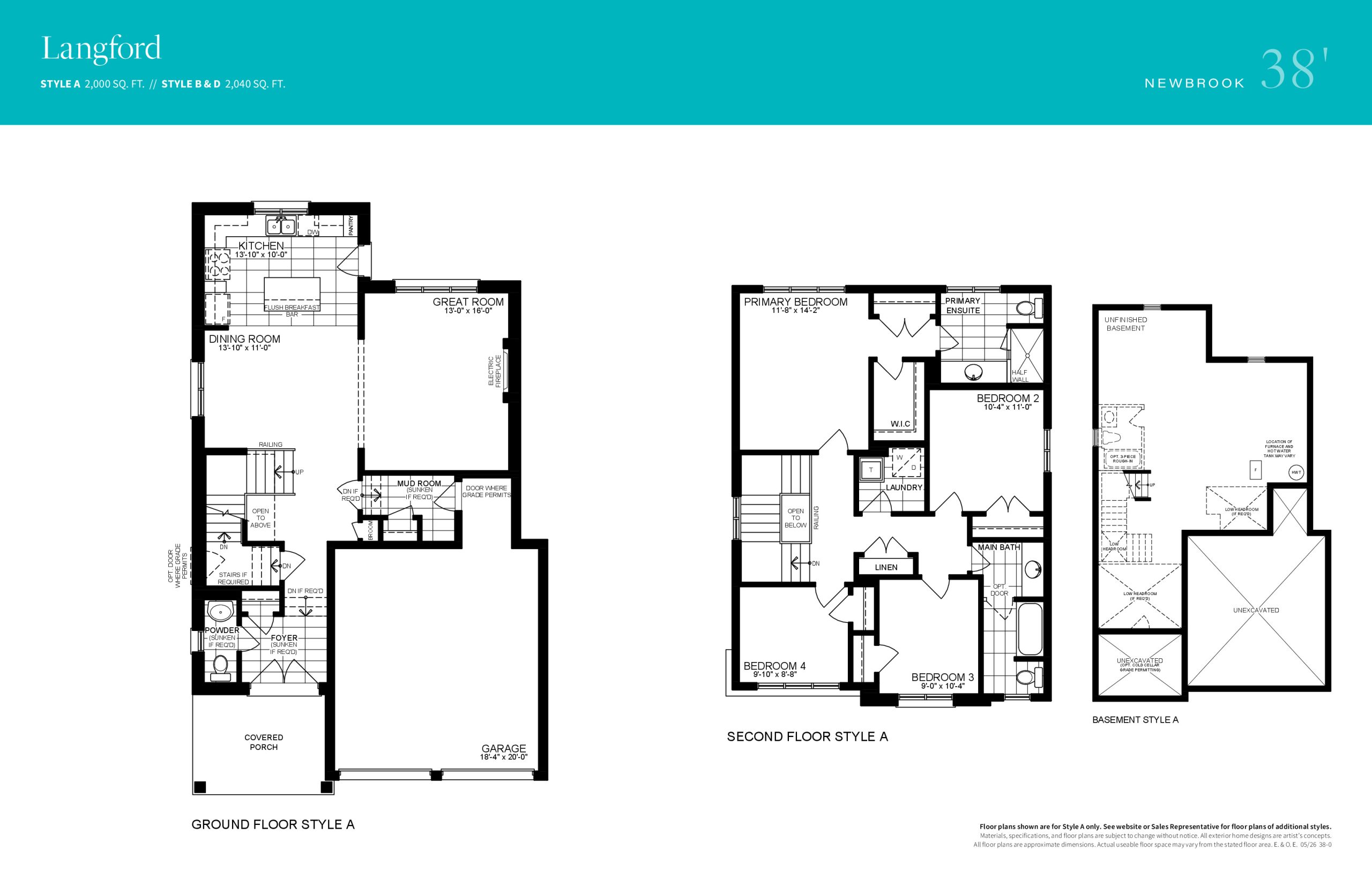 Langford floor plan