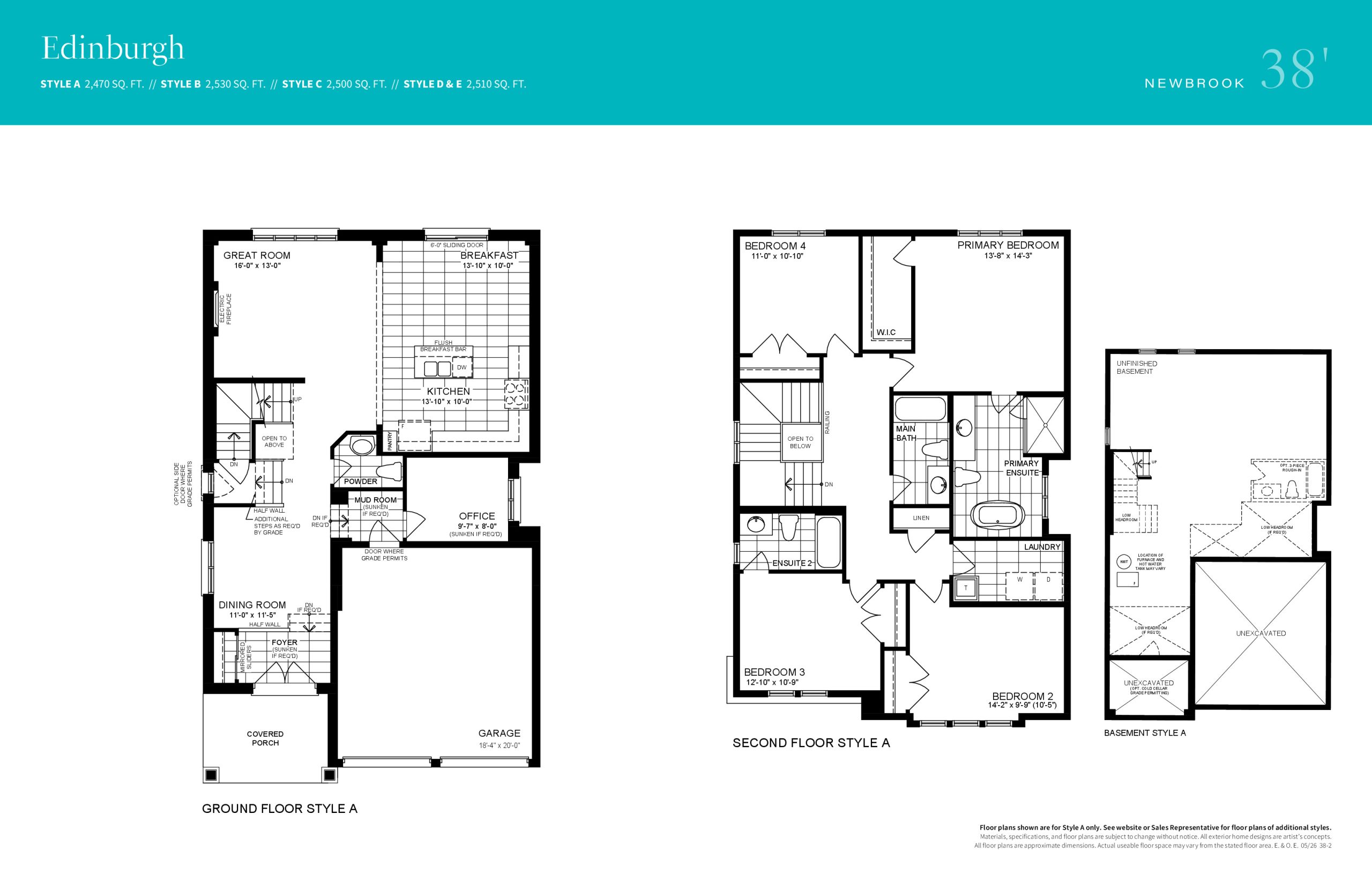 Edinburgh floor plan