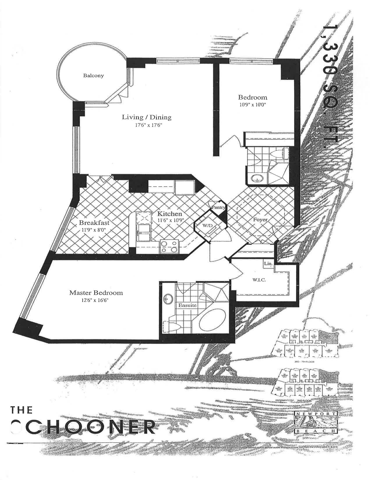 The Schooner floor plan