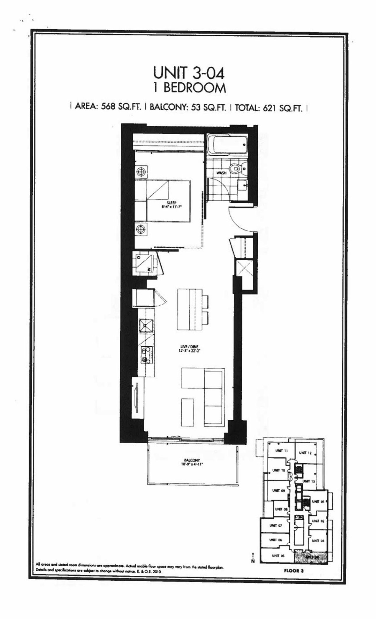 Unit 3-04 floor plan