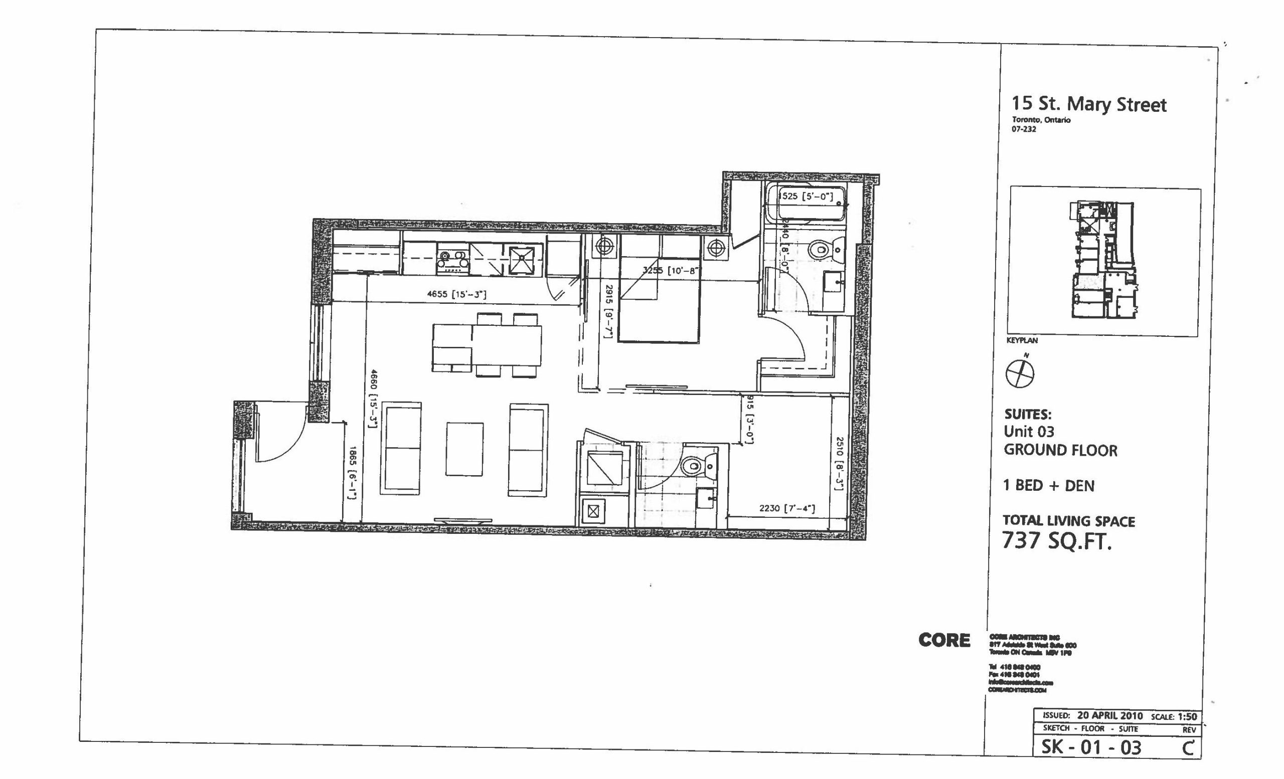 Unit 03 floor plan